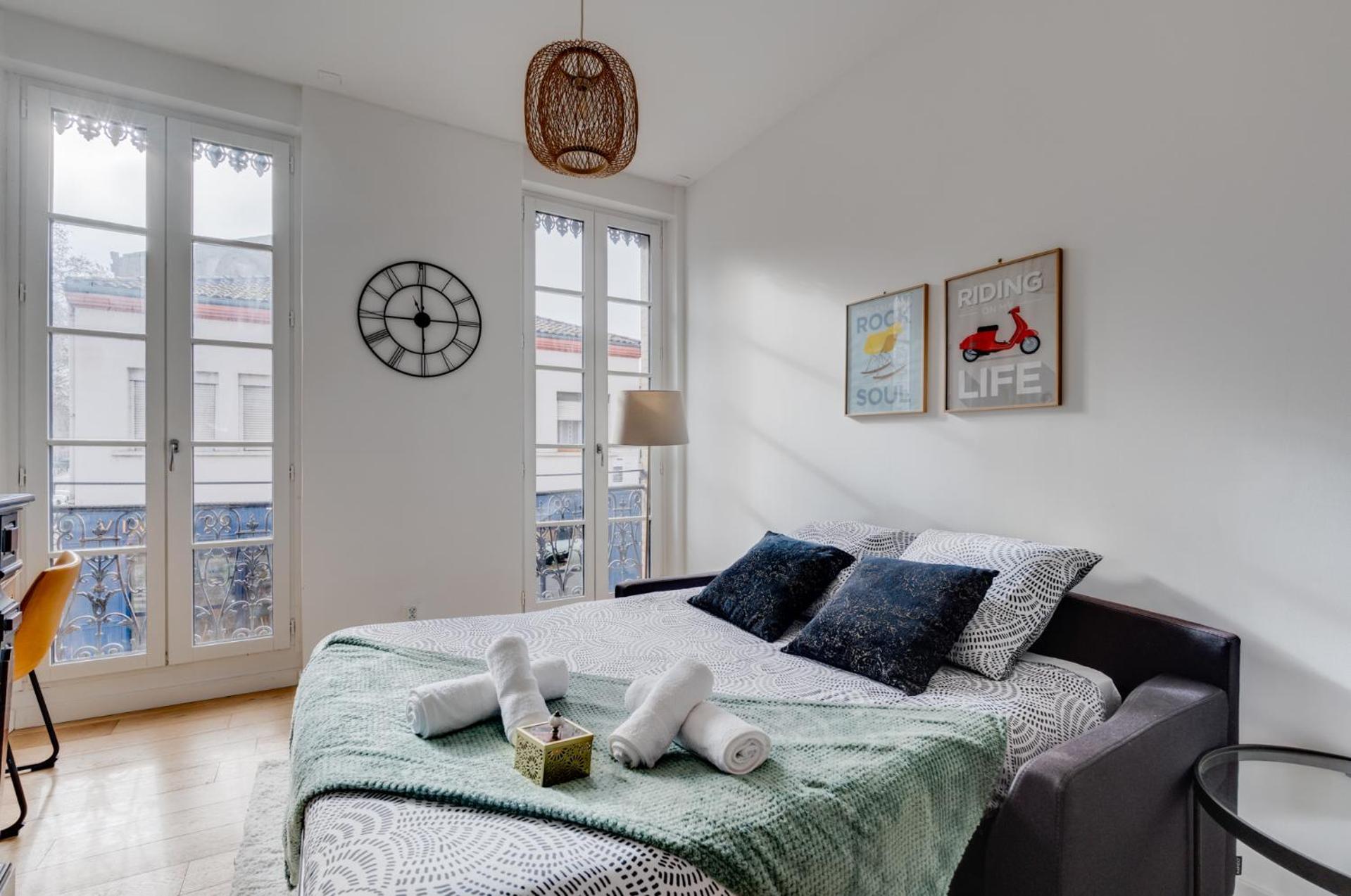 Studio Chic Et Lumineux, Garage, Wifi, Clim Toulouse Bagian luar foto
